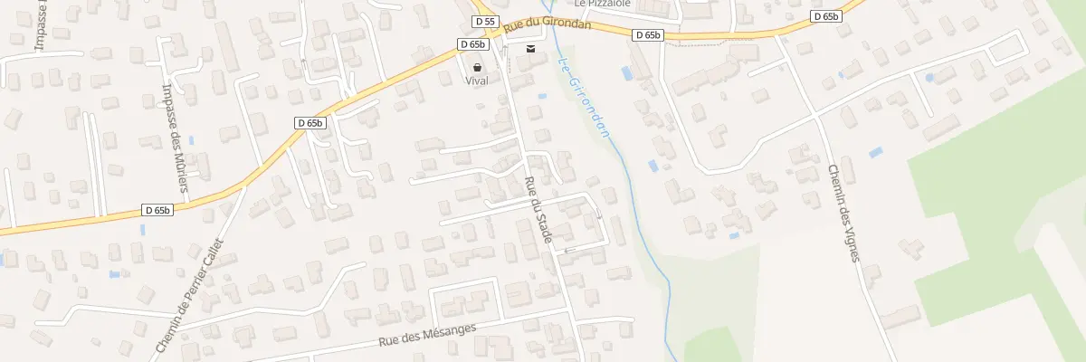 Plan du 9 Rue du Stade à Saint-Romain-de-Jalionas