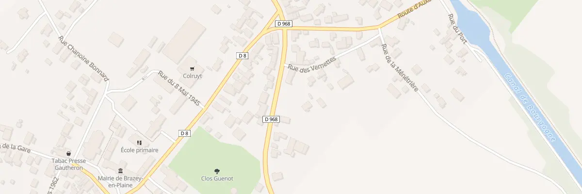 Plan du 4B Rue des Vernettes à Brazey-en-Plaine