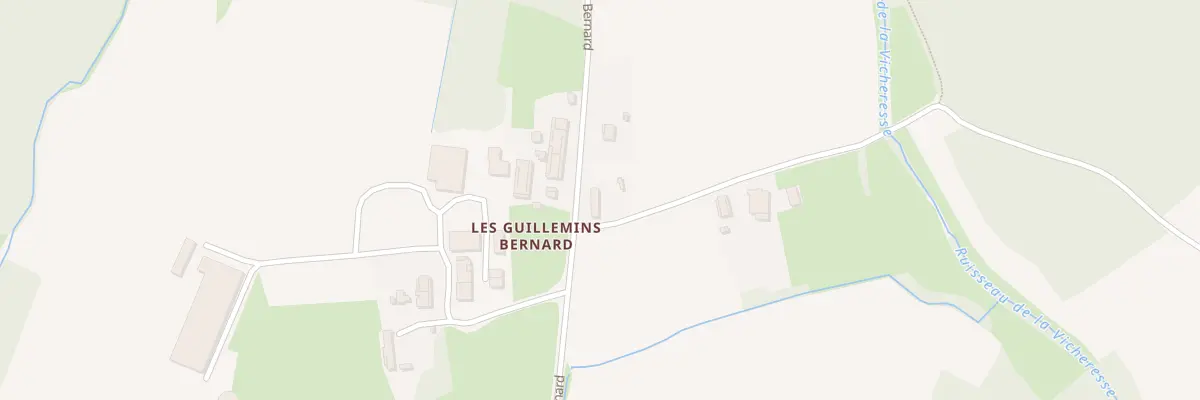 Plan du 980 Rte des Guillemins Bernard à Saint-Usuge