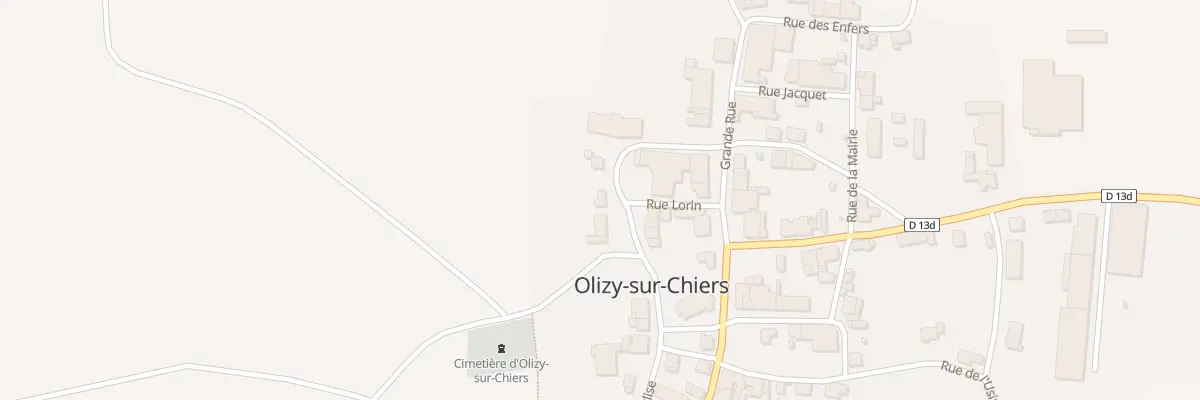 Plan du 13 Rue de l’Eglise à Olizy-sur-Chiers