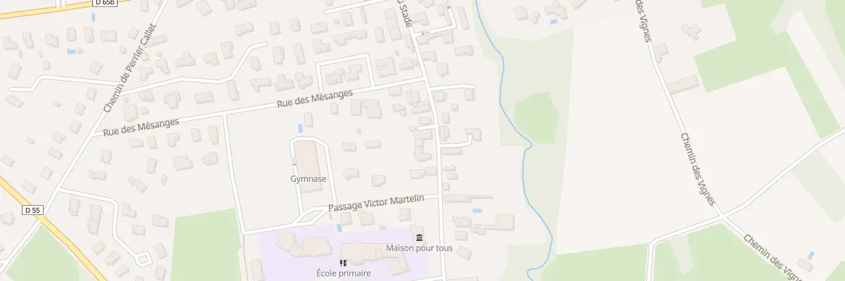 Plan du 42 Rue du Stade à Saint-Romain-de-Jalionas