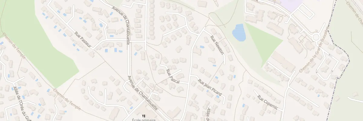 Plan du 9 Rue Pascal à L’Isle-d’Abeau