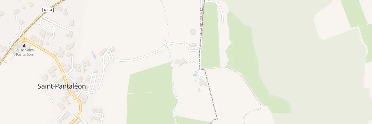 Plan du 330 Che du Pin à Saint-Pantaléon