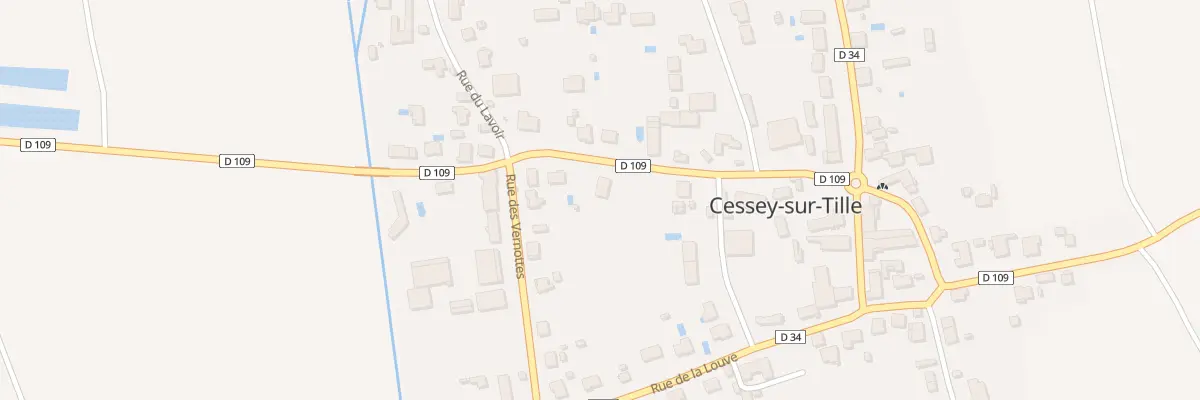 Plan du 9 Rue du Vannois à Cessey-sur-Tille