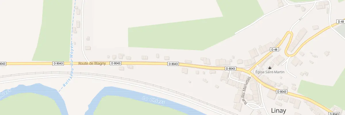 Plan du 5004 Rte de Blagny à Linay