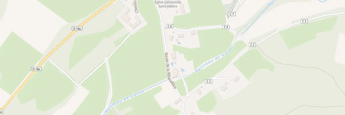 Plan du 167 Rte de la Ribaudière à Veyssilieu