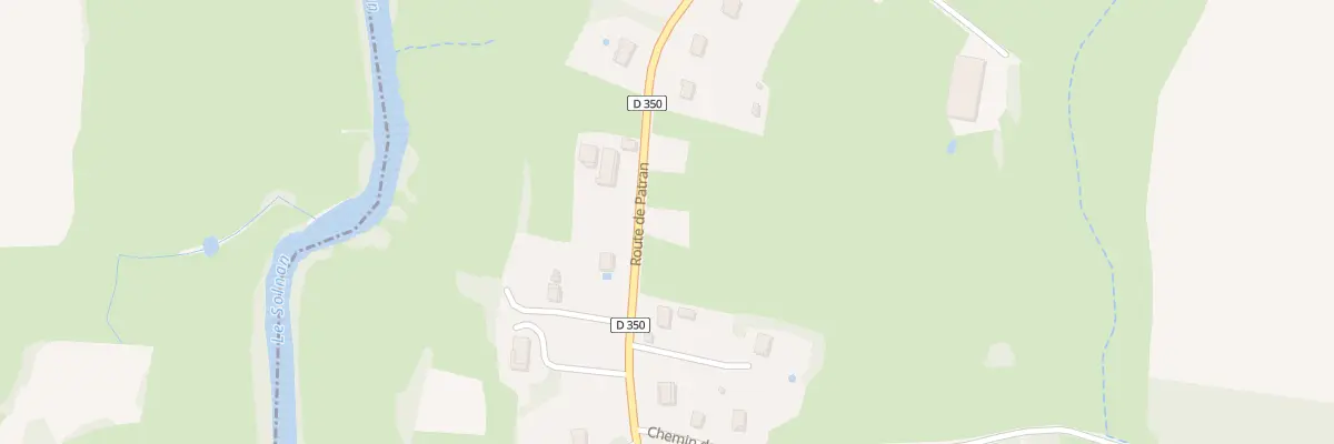 Plan du 1245 Rte de Patran à Bruailles