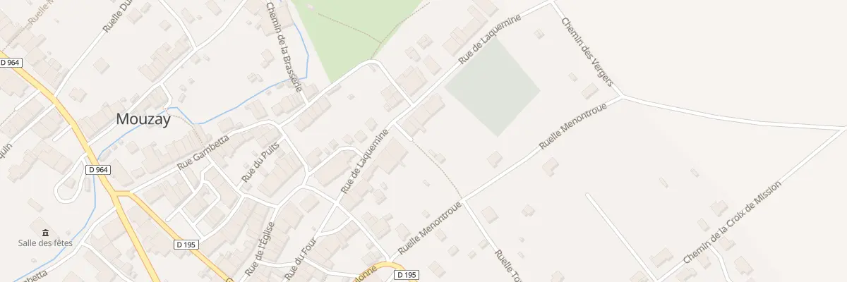 Plan du 14 Rue de Laquemine à Mouzay