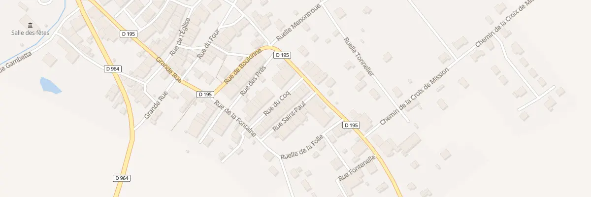 Plan du 1 Rue du Coq à Mouzay