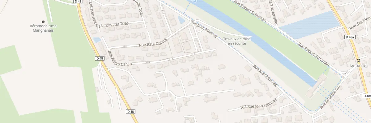 Plan du 21 Rue Andre Calvin à Marignane