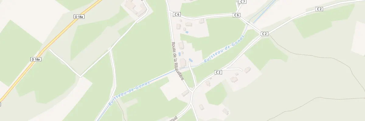 Plan du 213 Rte de la Ribaudière à Veyssilieu