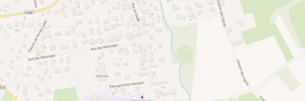 Plan du 25 Rue du Stade à Saint-Romain-de-Jalionas