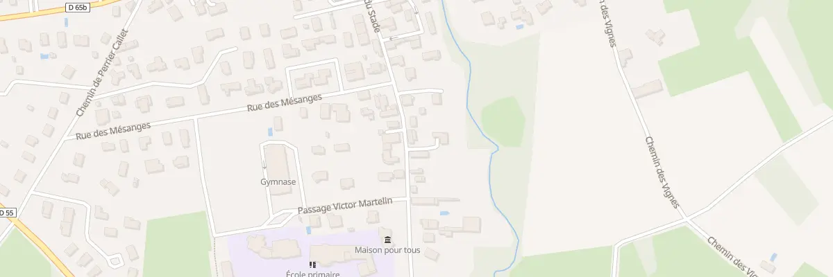 Plan du 331 Rue du Stade à Saint-Romain-de-Jalionas