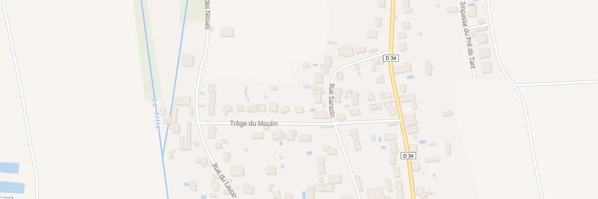 Plan du 10 Rue Trege du Moulin à Cessey-sur-Tille