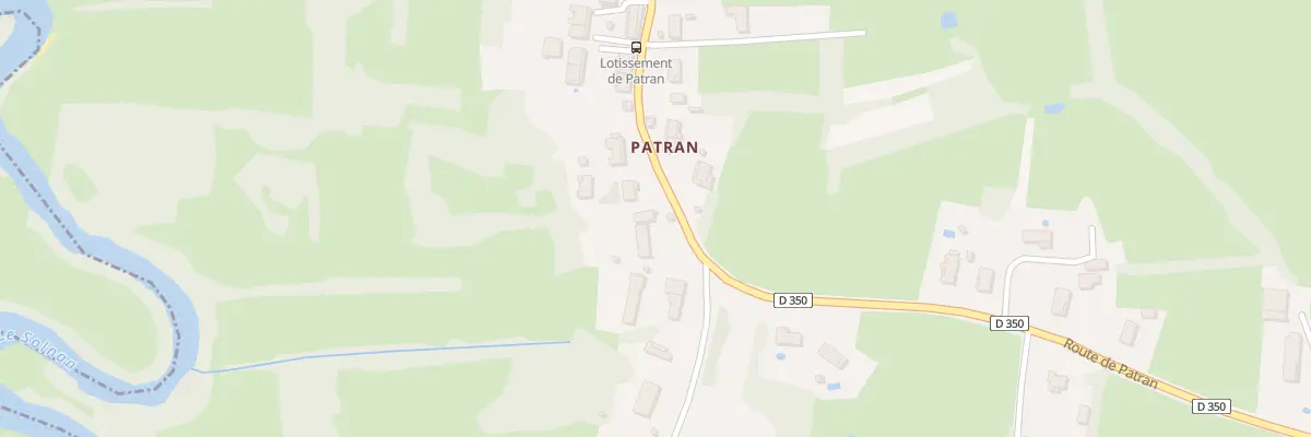 Plan du 1960 Rte de Patran à Bruailles