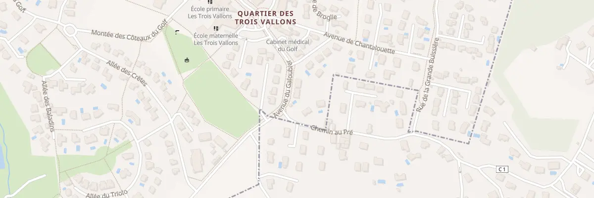 Plan du 7 Av du Galoubier à L’Isle-d’Abeau