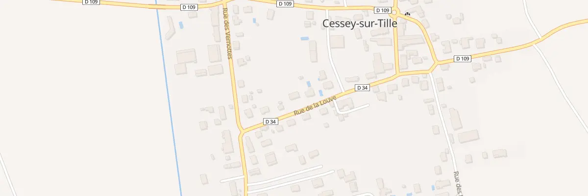 Plan du 12 Rue de la Louve à Cessey-sur-Tille