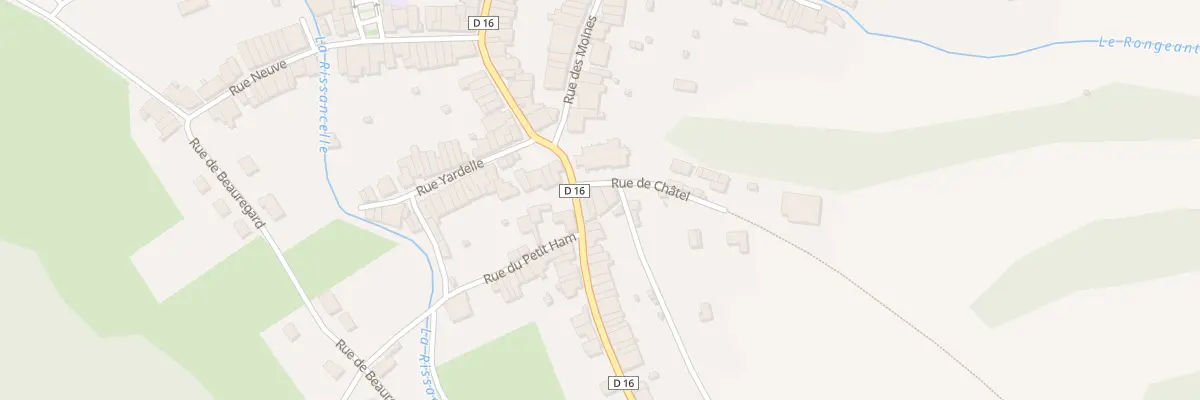 Plan du 6 Rue de Chatel à Poissons
