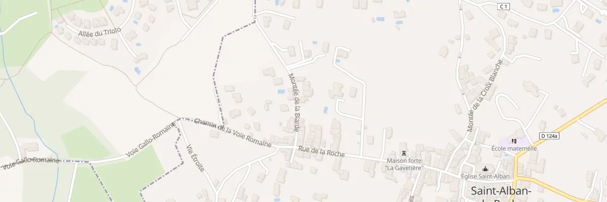 Plan du 12 Mte de la Biarde à Saint-Alban-de-Roche