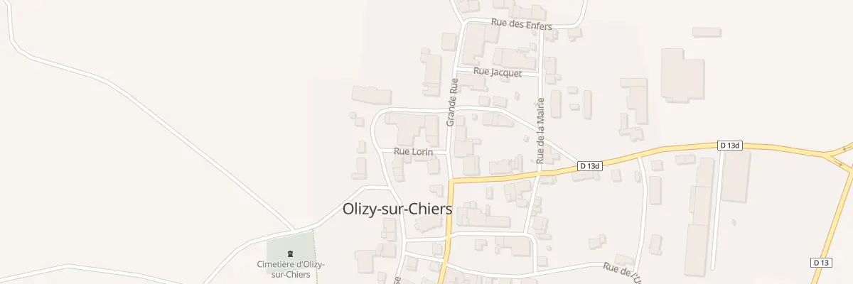 Plan du 25 Gr Grande Rue à Olizy-sur-Chiers
