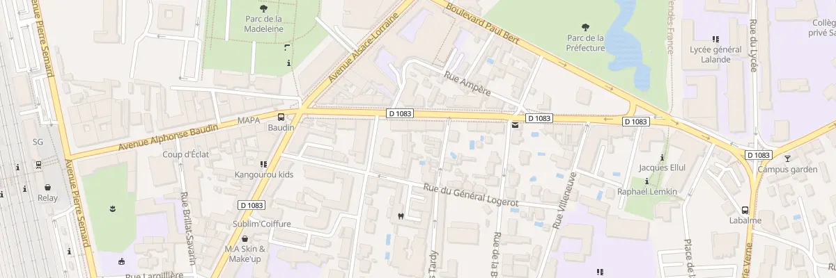 Plan du 29 Bd Voltaire à Bourg-en-Bresse