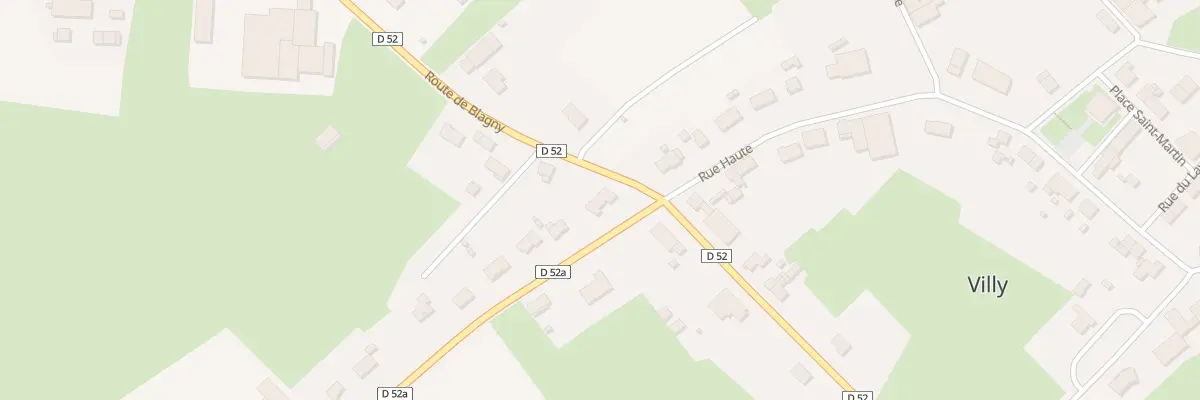 Plan du 1 Rte de Blagny à Villy
