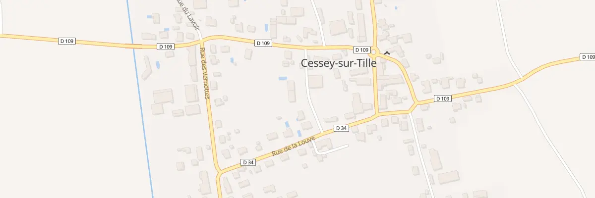 Plan du 4 Rue du Tilleul à Cessey-sur-Tille