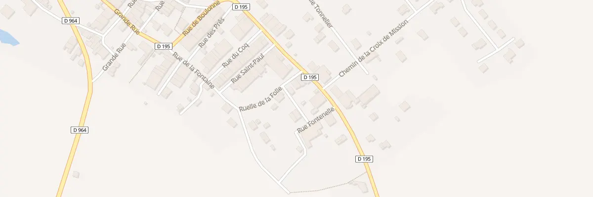 Plan du 7 Rue de la Folie à Mouzay