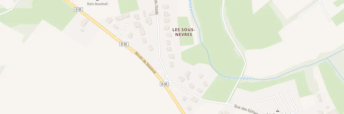 Plan du 61 Rue du Stade à Saint-Romain-de-Jalionas