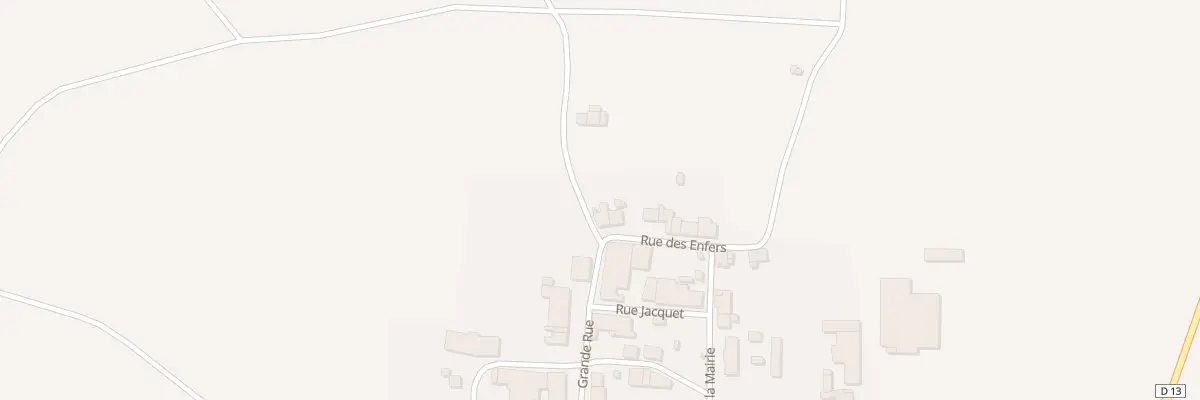 Plan du 1 Rue des enfers à Olizy-sur-Chiers