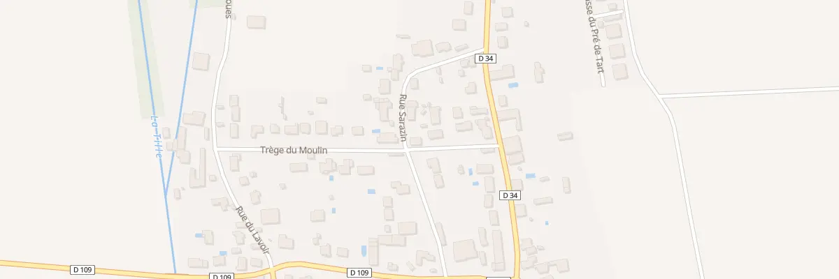 Plan du 4 Rue Trege du Moulin à Cessey-sur-Tille