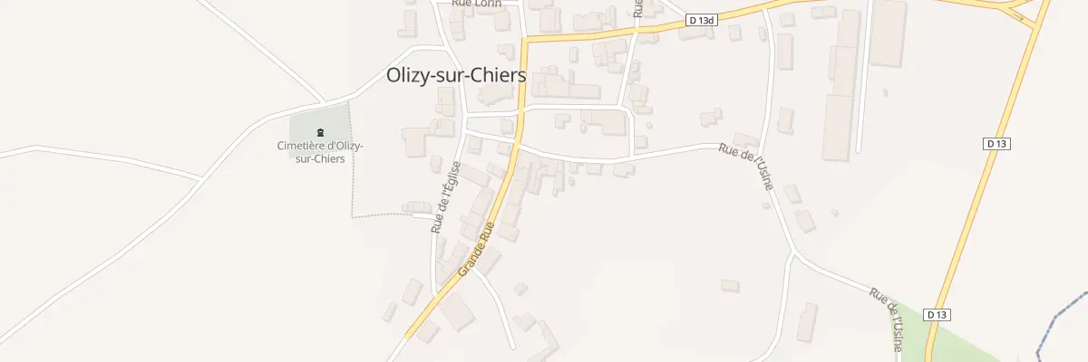 Plan du 14 Gr Grande Rue à Olizy-sur-Chiers