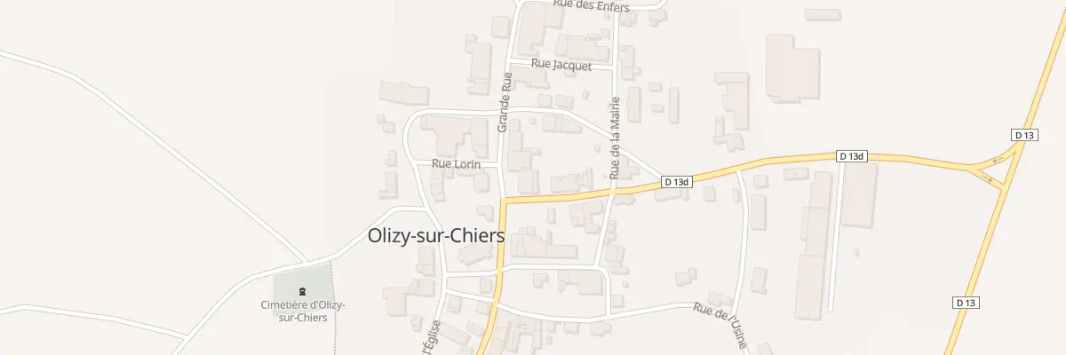 Plan du 20 Gr Grande Rue à Olizy-sur-Chiers