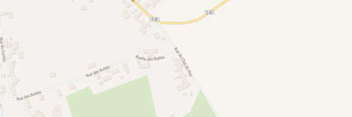 Plan du 6 Rue du Clos du Roy à Esbarres
