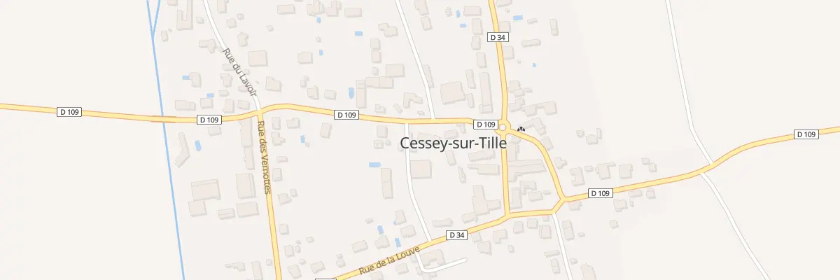Plan du 5 Rue du Vannois à Cessey-sur-Tille