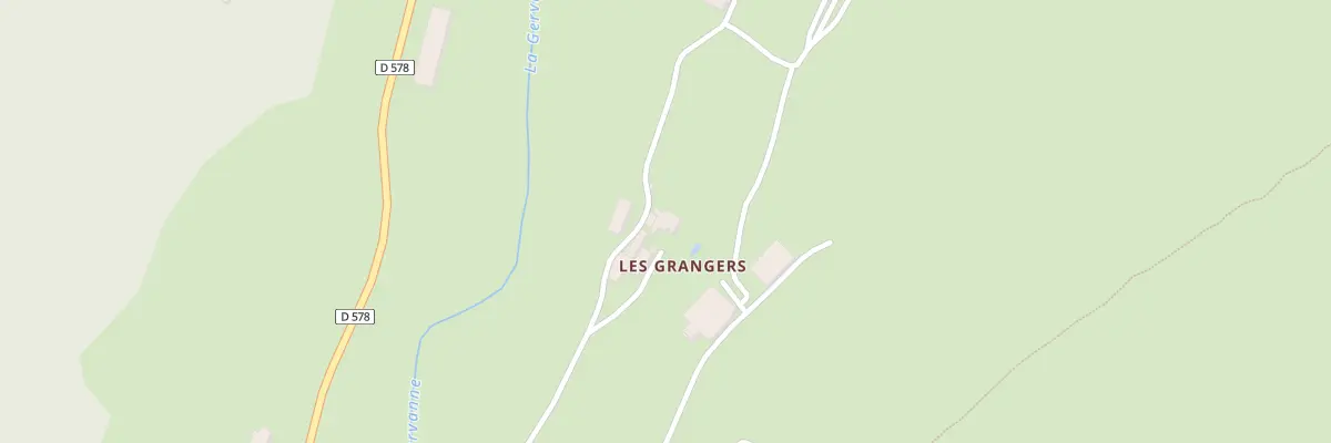 Plan du 5033 Les Grangers à Omblèze