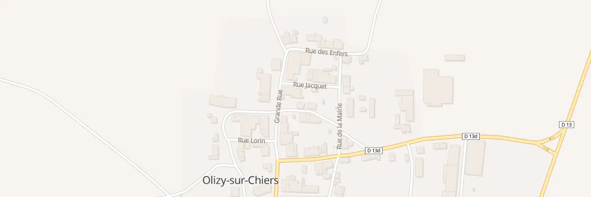 Plan du 2 Rue Jacquet à Olizy-sur-Chiers