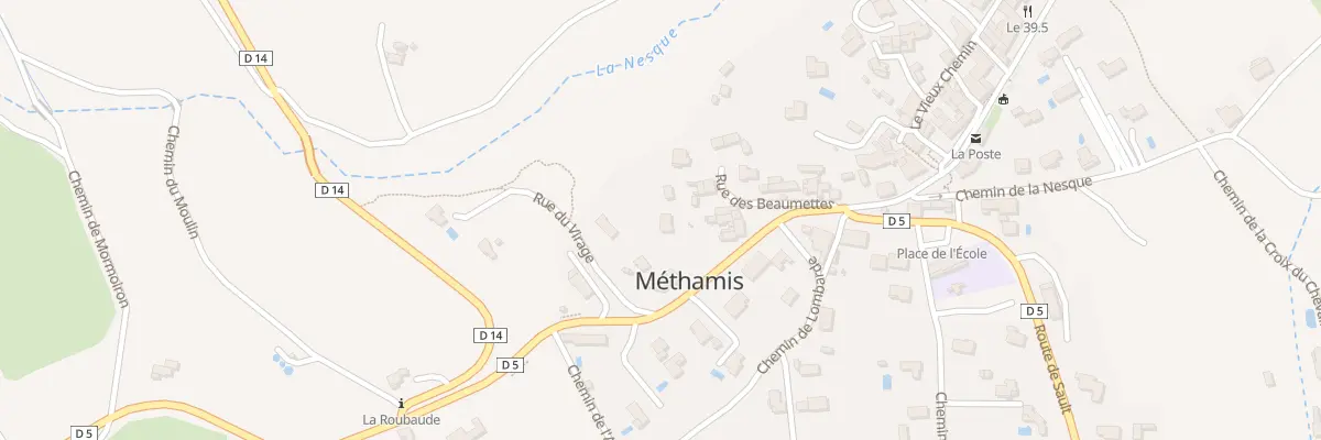Plan du 81A Av des Badaires à Méthamis