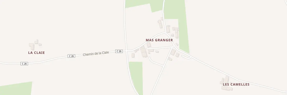 Plan du 68 Mas Granger à Dompierre-sur-Veyle