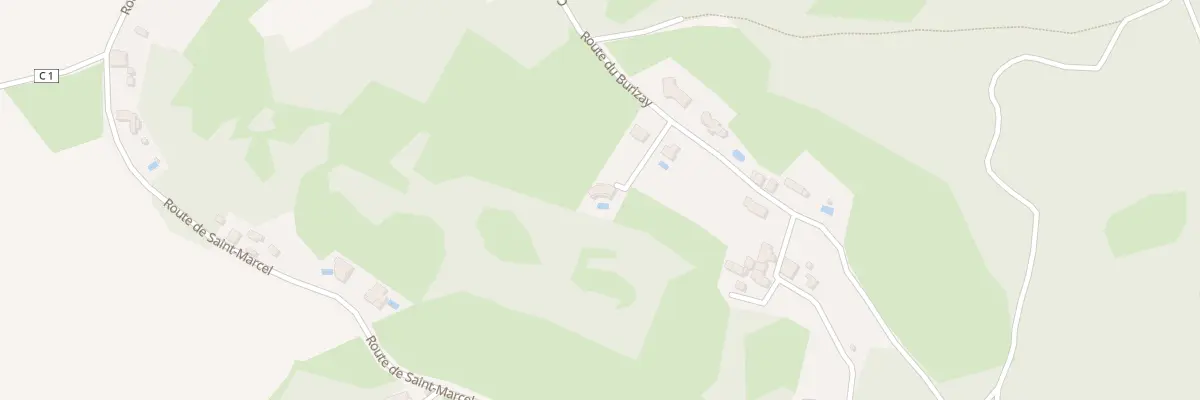 Plan du 341 Rte du Burizay à Veyssilieu