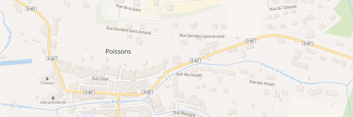 Plan du 41 Rue de St Amand à Poissons