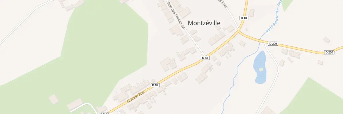 Plan du 18 Gr Grande Rue à Montzéville