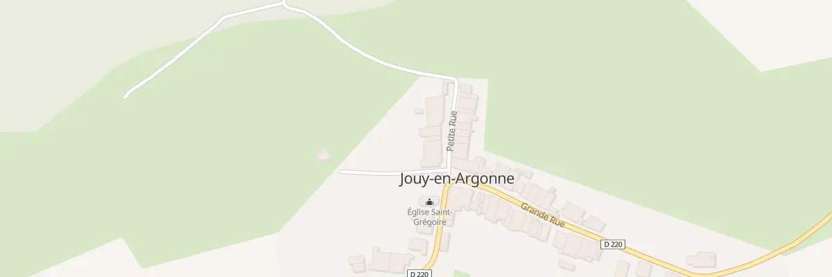 Plan du 1 Ptr Petite Rue à Jouy-en-Argonne