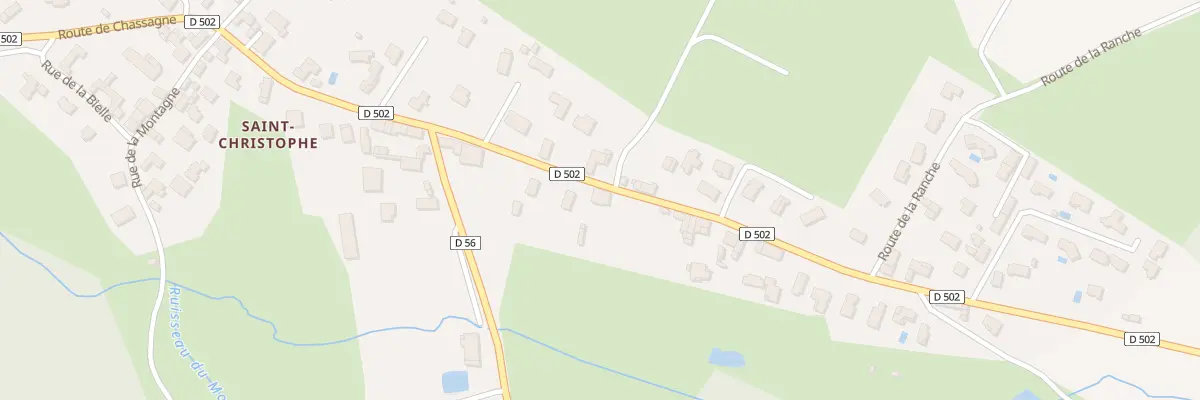 Plan du 102 Rte des Rosiers à Châtonnay