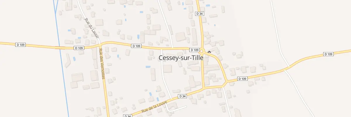 Plan du 3 Rue du Vannois à Cessey-sur-Tille
