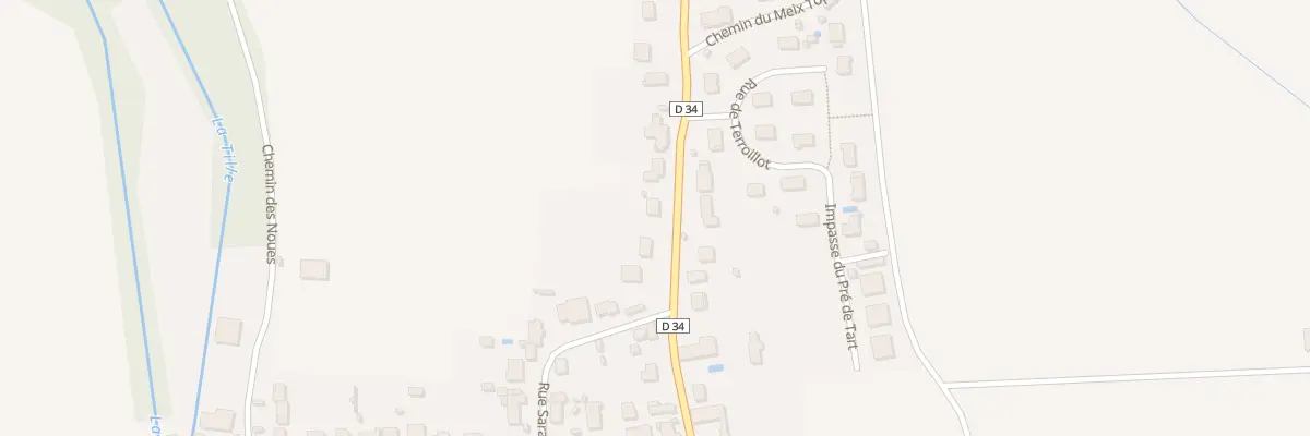 Plan du 21 Rue des Chardenois à Cessey-sur-Tille