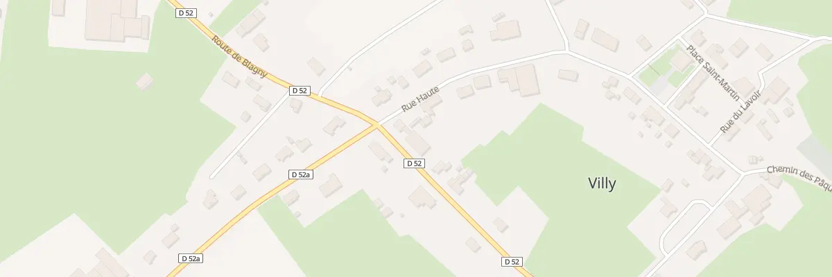 Plan du 1 Rte de la Ferte à Villy