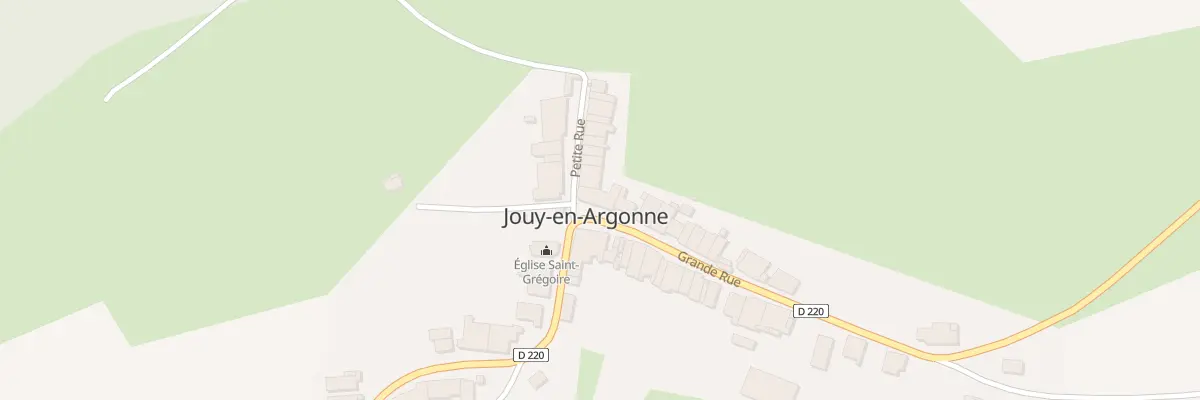 Plan du 1 Gr Grande Rue à Jouy-en-Argonne