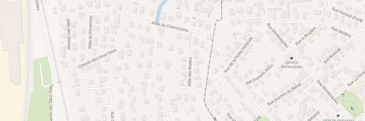 Plan du 63 All des Rosiers à Péronnas