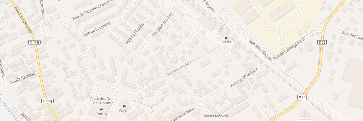 Plan du 15B Rue de la Gare à Genlis